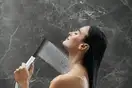 Лейка для душа "палочка" Hansgrohe Rainfinity EcoSmart (цвет - белый матовый/чёрный), 1 вид струи (26867700) фото 2 Aquada.com.ua