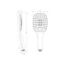 душова лійка Omnires Davis chrome/white (DAVIS-RCRB)