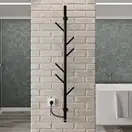 Сушарка для рушників KOSSER Стійка 1200х30 ELR Чорна регулятор крутилка (РС02ЕLR(кр) B.)