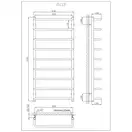 Рушникосушарка KOSSER Скоба 1100х530/9 (ДС13)