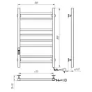 Navin Рушникосушарка Loft 500х800 Digital права 10-043052-5080