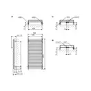 Рушникосушка City 1050x500 WGCIT105050KBCOSX Terma