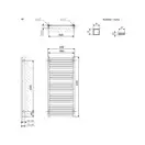 Рушникосушка 1185x530 Marlin WGMAR118053K916SX Terma