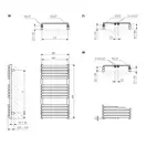 Рушникосушка 870x450 Quadrus Slim WGQUS087045K9M5SX Terma