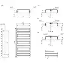 Рушникосушка 1110х500 Warp T WGWAT111050K737SX Terma