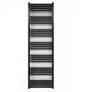Полотенцесушитель электрический Terma Fiona 48 x 138h см с тэном Moa, чёрный матовый (WLFIN138048/9005/MOA) фото 1 Aquada.com.ua