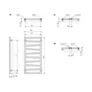 Рушникосушка 1070х500 Zigzag WLZIG107050K9M5E1TS1D Terma