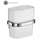 Стакан для зубних щіток Axor Urquiola, brushed black chrome (42434340)