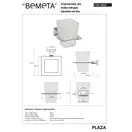 118110052 Plaza Тримач для стакана+стакан(скло), Bemeta (118110052)
