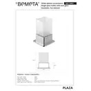 140110061 Square  (Plaza)  Тримач склянки + склянка Bemeta Чехія (140110061)