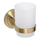 144110017 Retro Тримач для стакана(бронза)+стакан(скло), Bemeta (144110017)