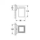 Стакан Grohe Allure Brilliant (40493000)