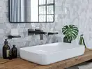 Стакан для жидкого мыла подвесной Hansgrohe AddStoris, чёрный матовый/стекло матовое (41749670) фото 2 Aquada.com.ua