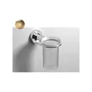Склянка для щіток Sonia Tecnoproject Brushed Gold 79х127х122 мм, золото матове (183517)