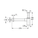 Сифон для раковини Grohe (40564000)