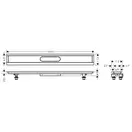 Дренажный канал 100 см Hansgrohe uBox universal (без корпуса) (56014180) фото 2 Aquada.com.ua