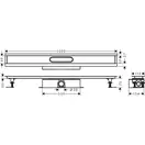 Монтажний комплект Hansgrohe для каналів d50 uBox universal 1000 мм (56026180)