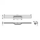Hansgrohe RainDrain Flex Верхняя часть слива, Polished Gold Optic (56044990)