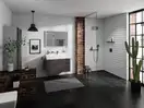Внешняя часть трапа для душа, укорачиваемого 120 см Hansgrohe RainDrain Flex (чёрный матовый) 56054670