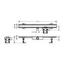 Hansgrohe RainDrain Compact Flat Трап для душа, нерж. сталь (56166800)