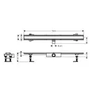 Hansgrohe RainDrain Compact Трап для душа, нерж. сталь (56168800)