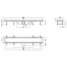 Qtap Dry Tile304-600 Трап линейный, под плитку (QTDRYTILE304600)