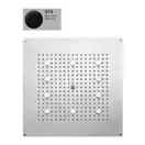 Душова лійка BOSSINI DREAM-CUBE 10 LED білий для підвісної стелі 47x47сm, mat black (H37453000073016)