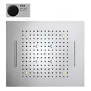 Верхній душ BOSSINI Dream / 4 дощ, водоспад, каскад, туман, 4RGB LED, 57x 47сm, mat black (H38908000073016)