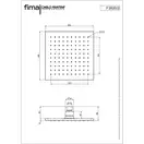 Fima Carlo Верхній душ Wellness (F2620-2CR), Fima (F2620/2CR)