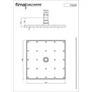 Fima Carlo Верхній душ Wellness Black matt (F2630-2NS), Fima (F2630/2NS)