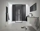 Верхний душ Ø 105 мм Hansgrohe Pulsify, 1 вид струи (цвет - чёрный матовый) (24130670) фото 3 Aquada.com.ua