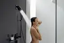 Верхний душ Ø 105 мм Hansgrohe Pulsify EcoSmart Green, 1 вид струи (цвет - чёрный матовый) (24132670) фото 2 Aquada.com.ua