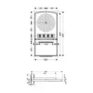 Верхний душ с подсветкой Hansgrohe Raindance 548х280 мм (белый/хром) 28410400