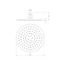 верхній душ Omnires Slimline black mat 20 cm (WG120BL)