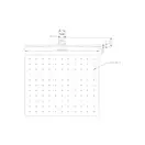 верхній душ Omnires Slimline chrome 40x40 cm (WG240CR)