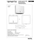 113103035 Hotel Диспенсер паперових рушників,нерж.мат Bemeta Чехія (113103035)
