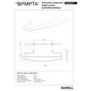 134504235 RAWELL: Тримач рушників на радіатор, білий Bemeta Чехія (134504235)