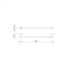 рушникотримач Omnires Modern Project gold (MP60216GL)