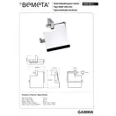 145812012 Gamma Тримач туалетного паперу Bemeta Чехія (145812012)
