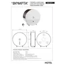 Тримач для туалетного паперу Hotel (148212055), Bemeta