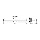 Бумагодержатель двойной, без крышки Hansgrohe Logis Universal (цвет - хром) (41717000) фото 2 Aquada.com.ua