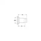 Настінний тримач GROHE Rainshower (27074000)