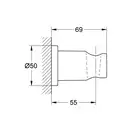 Настінний тримач GROHE Rainshower (27074000)