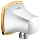Шланговое подсоединение Grohe Grandera (цвет - хром/золото) (27970IG0) фото 1 Aquada.com.ua