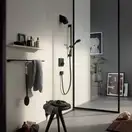 Кронштейн для душу Hansgrohe Pulsify 105, Matt Black (24139670)
