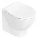 Унитаз напольный NewFlush (безободковый) Catalano Italy с сиденьем Soft Close, белый глянцевый (1VPECORIT00+5ITSTF00) фото 1 Aquada.com.ua