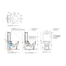 Унітаз-компакт Flaminia APP 58x36 h43 см із системою Goclean, Latte Milky white matt (AP116G) (AP116GLAT)