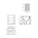 Nic-Design Унітаз підлоговий Nic Design Cool, антрацит матовий (003229013)