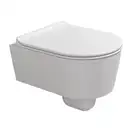 Унітаз підвісний, укорочений Flaminia MiniLink із системою Goclean, latte milky white matt (5064G) (5064GLAT)