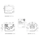 Flaminia APP Унитаз подвесной, Latte Milky матовый (AP118SLAT/APCW10LATTE) (AP118SLAT_APCW10LATTE)